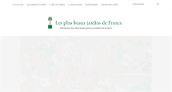 Desktop Screenshot of lesplusbeauxjardinsdefrance.com